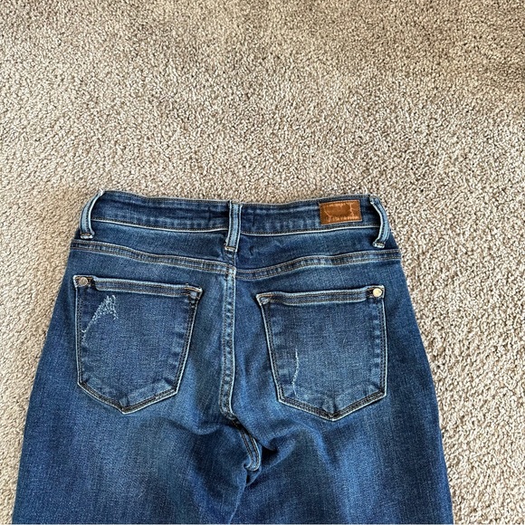 Judy Blue Medium Wash Slim Fit Straight Leg Ankle Jeans Women’s Size 26 - Picture 7 of 13